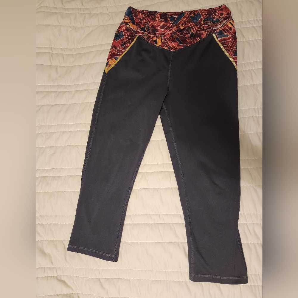 Wonder Woman Colorful Patterned Waistband Leggings